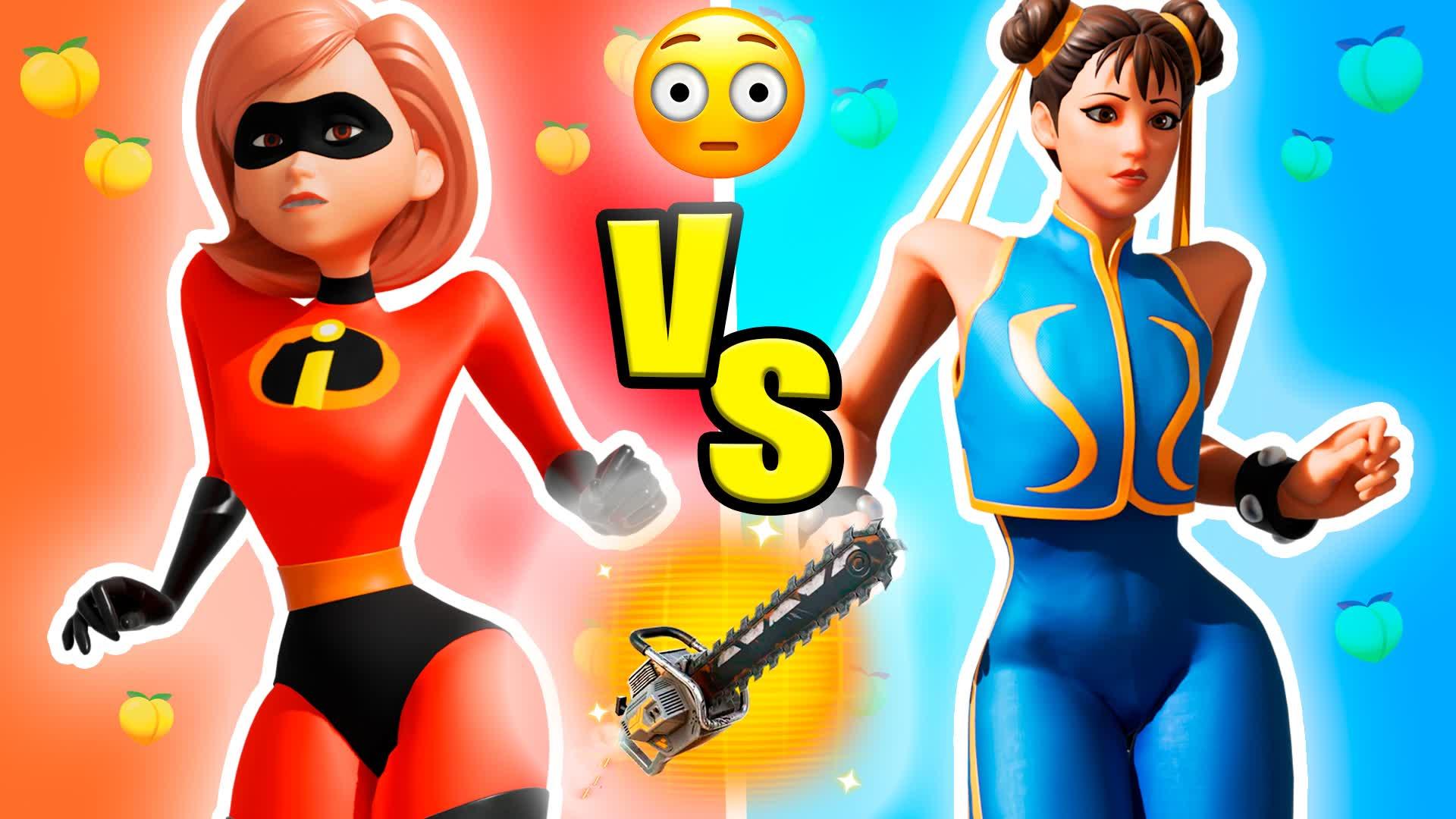 😳Elastigirl VS Chun Li😳