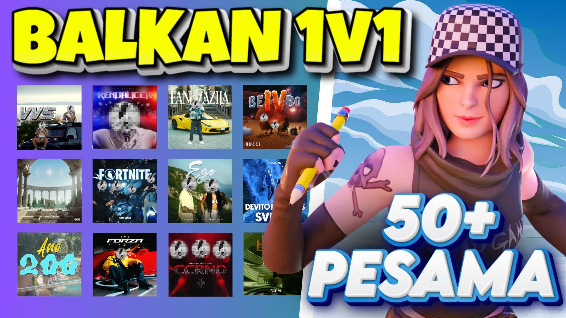 🏆BALKAN MUSIC 1V1🎵[50+PESAMA]