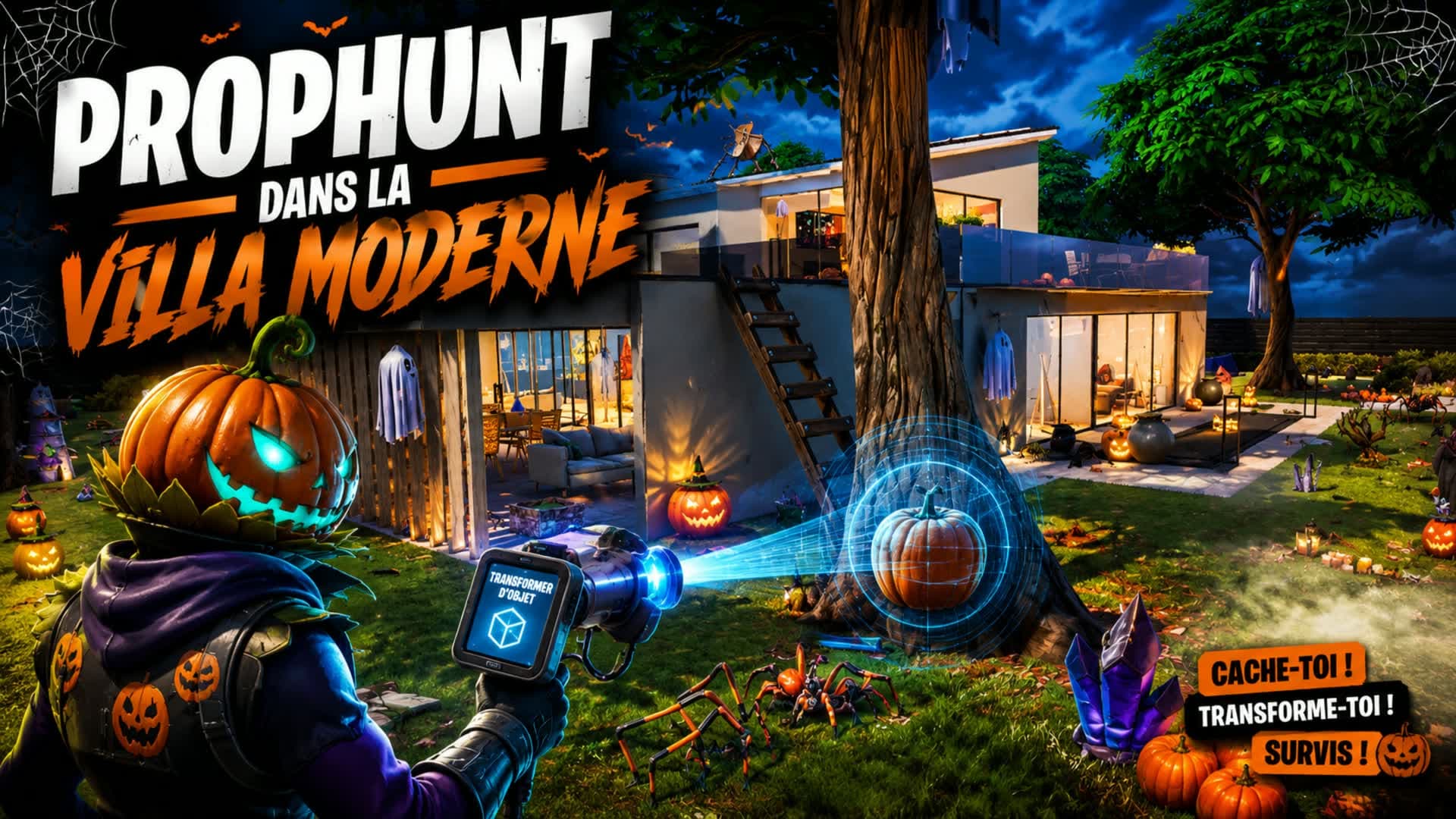 prophunt dans la villa moderne