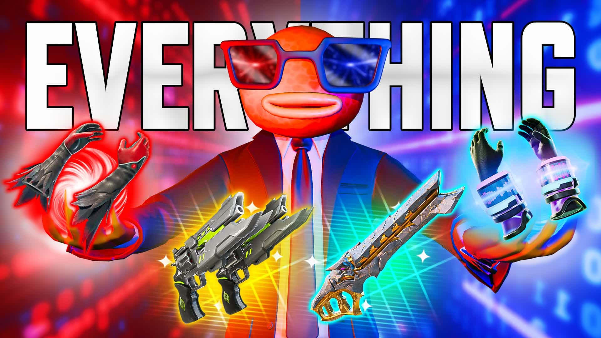 EVERYTHING RED VS BLUE 🔴🔵