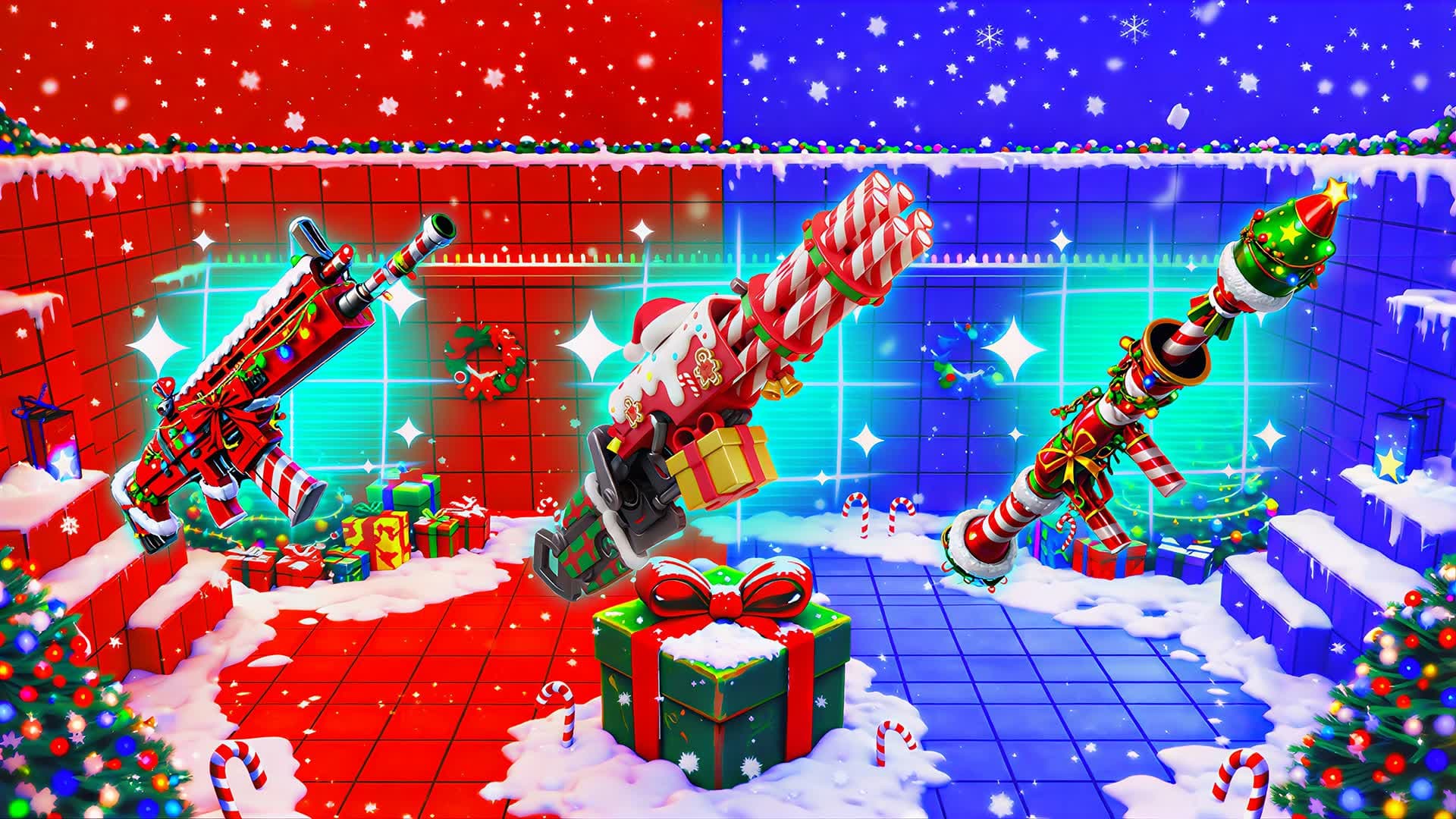 RED VS BLUE 🔴🔵 XMAS 🎄 WINTER ❄️