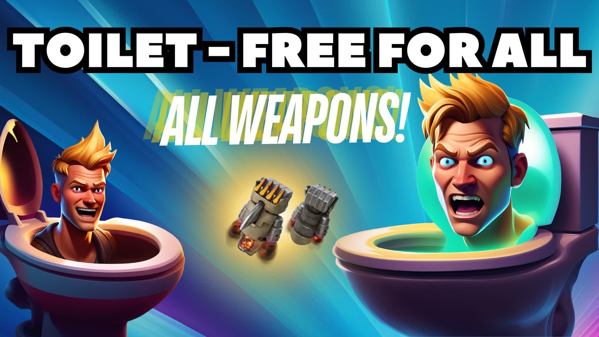 Toilet Free For All - All Weapons🎯