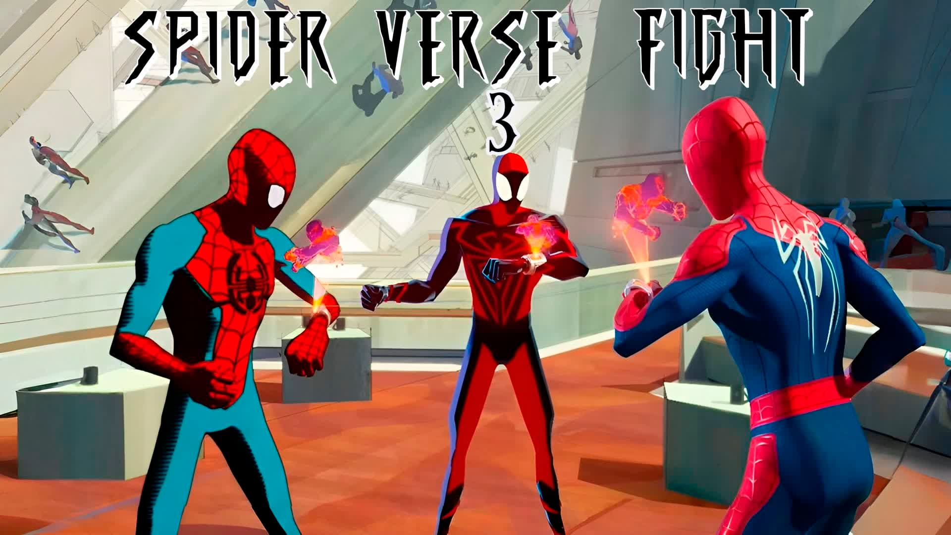 SPIDER-VERSE 🕷️ 3 SPIDER-MAN FIGHT 💥