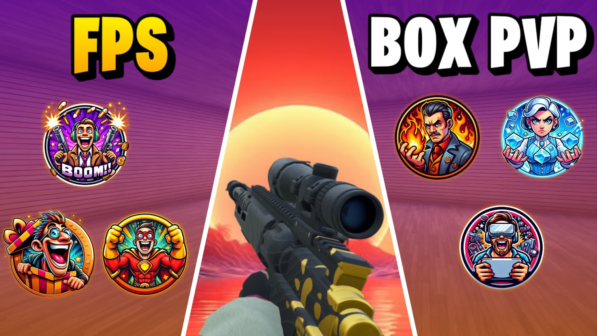 🔫FIRST PERSON BOXFIGHTS📦