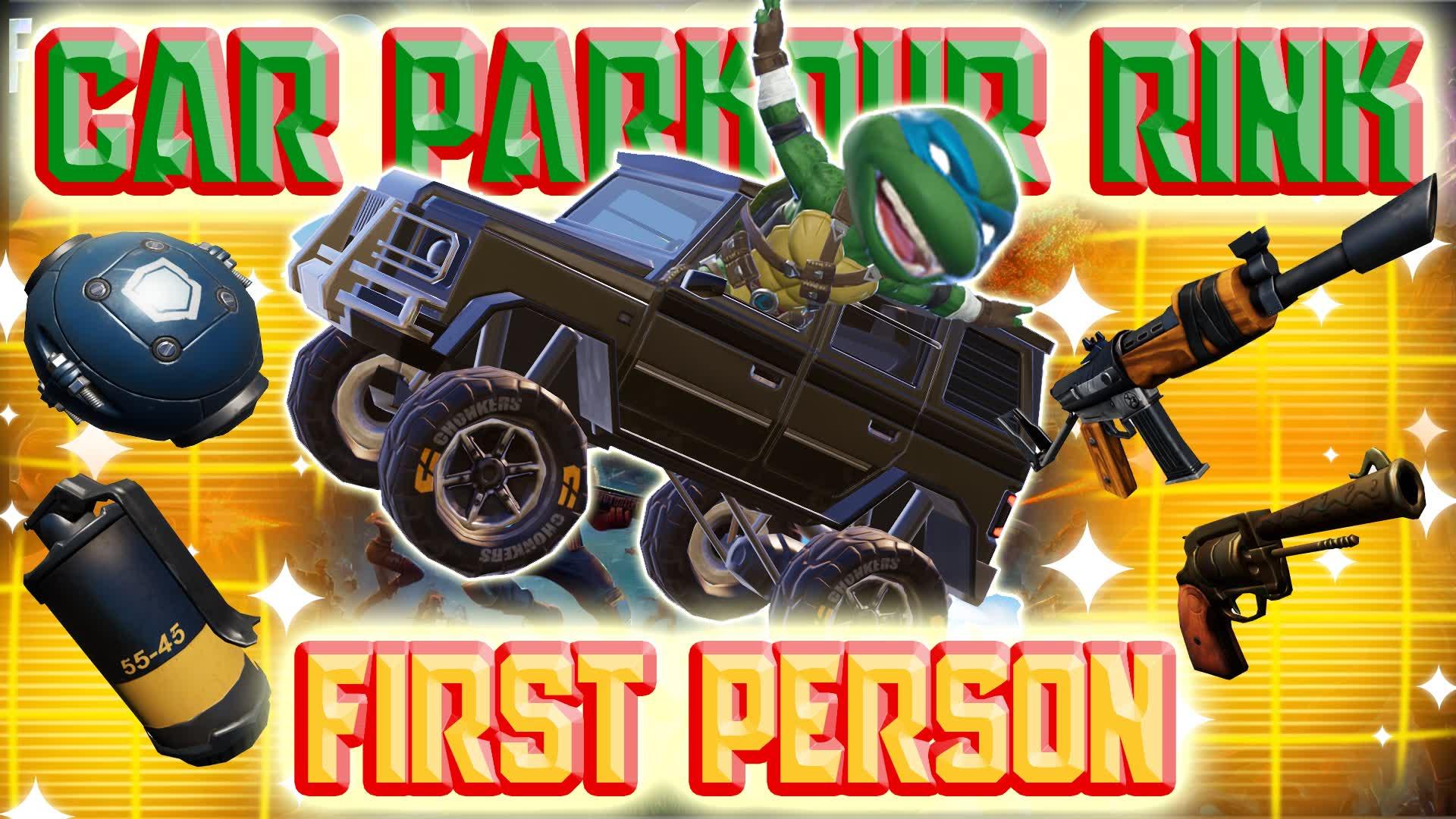 🚙TMNT Car Parkour Rink🏄‍♂️