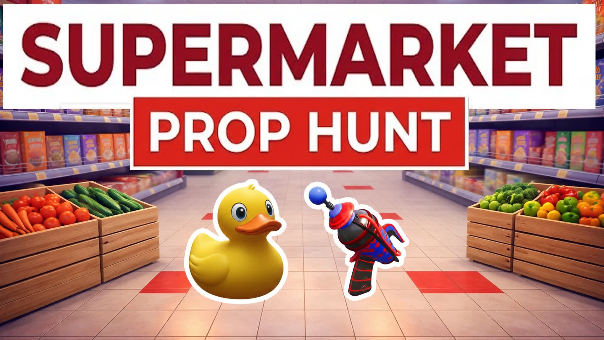 SUPERMARKET 🛒 CACHE CACHE PROP HUNT