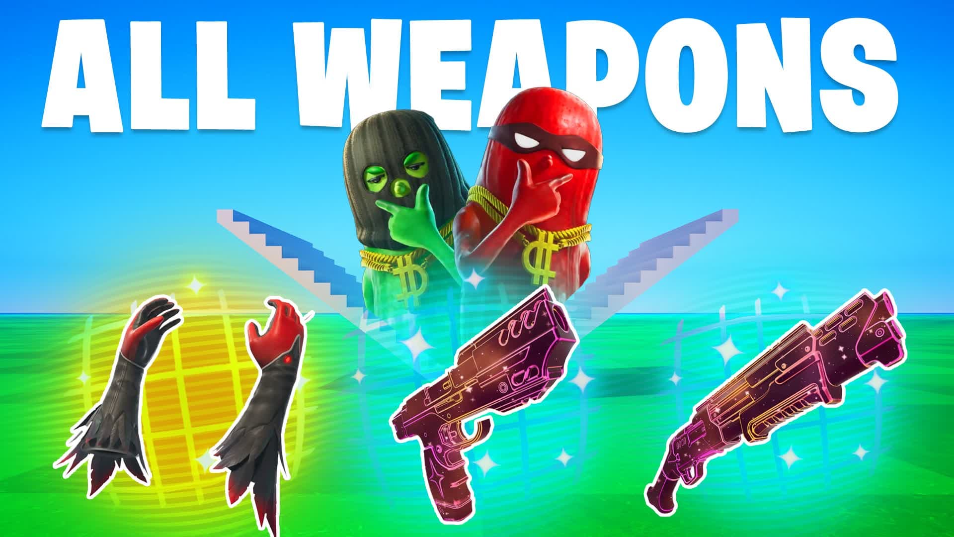 ALL WEAPONS 1v1 FFA (200 PUMPS)
