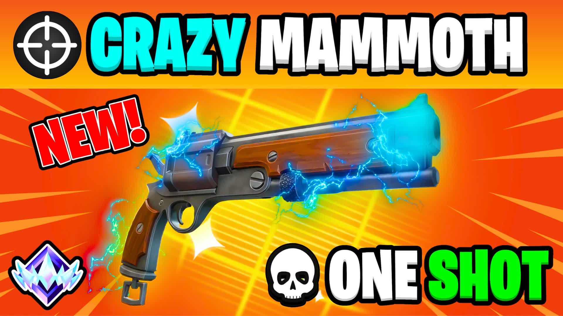 🔫TILTED TOWERS CRAZY MAMMOTH ONE SHOT🎯