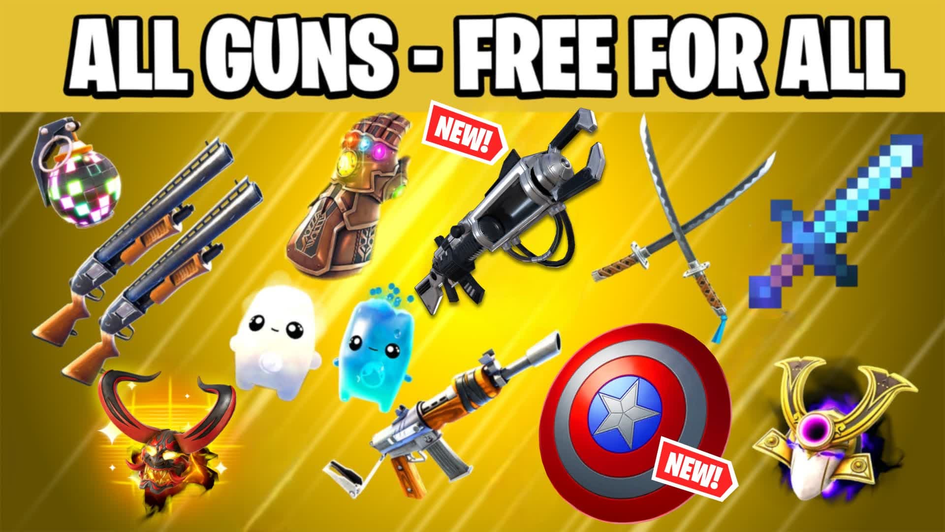 TMNT⭐ ALL GUNS - FREE FOR ALL (ALL CARS)