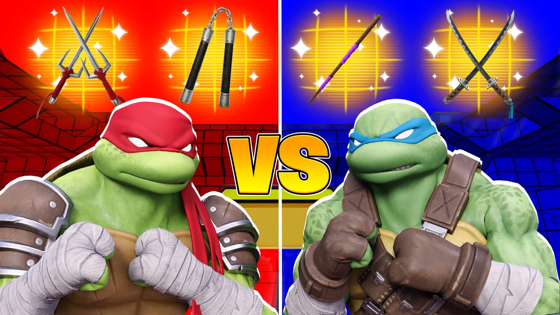 🔴TMNT RED VS BLUE🔵