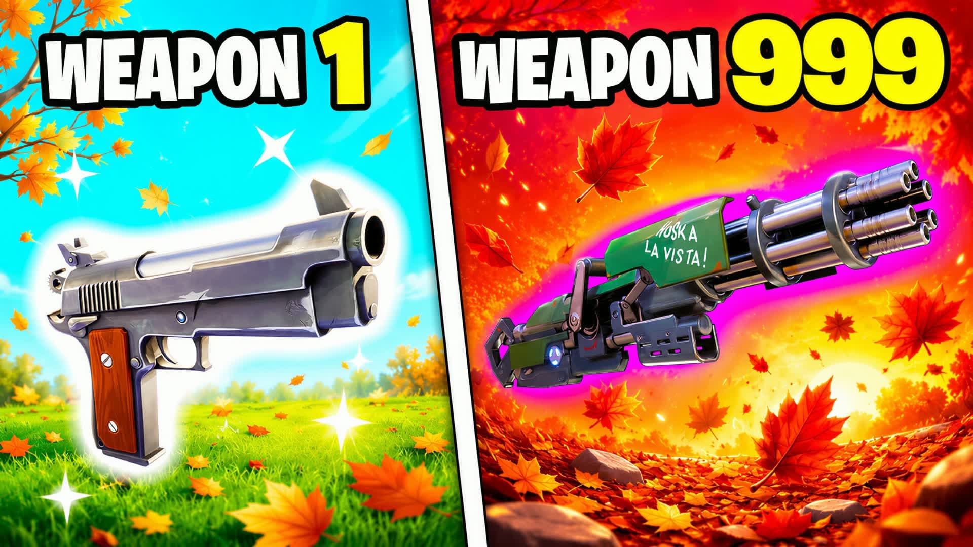 🍁AUTUMN GUN GAME 🔫 ONE SHOT 🎯