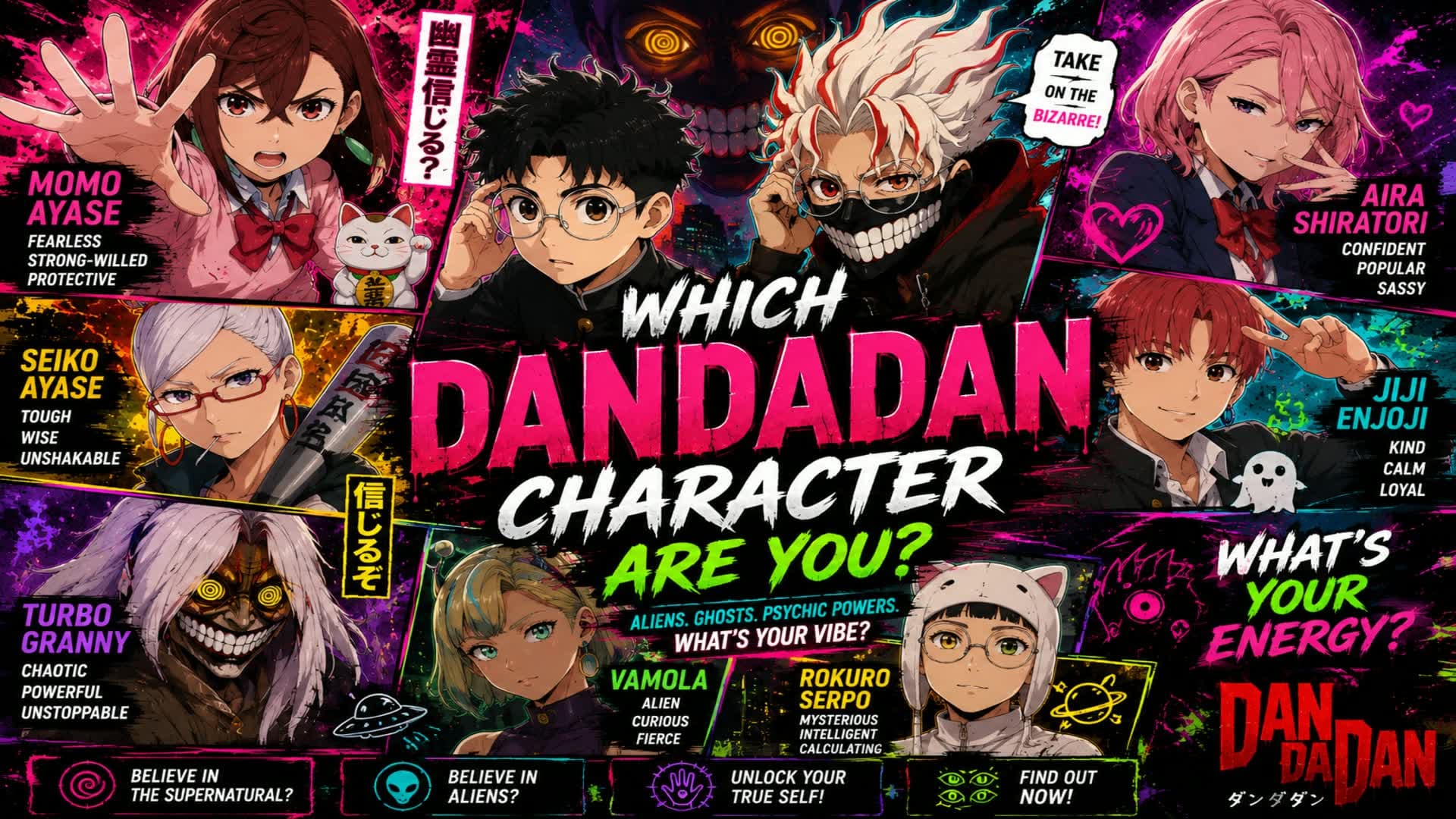 Which Dandadan Character Are You?