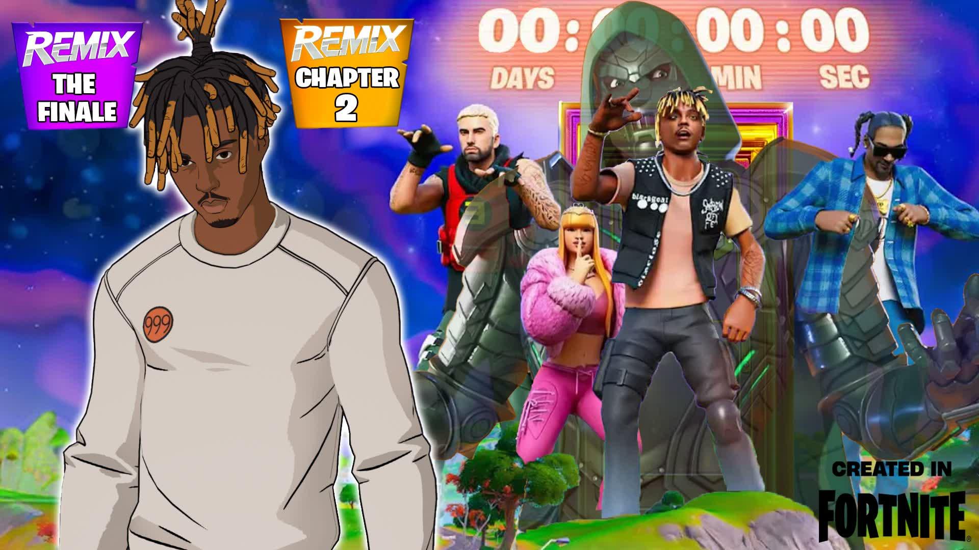 LIVE FREE JUICE WRLD SKIN VS DOOM EVENT