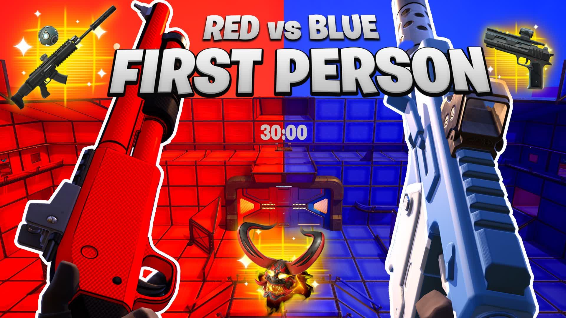 RED VS BLUE FIRST PERSON 🔴🔵