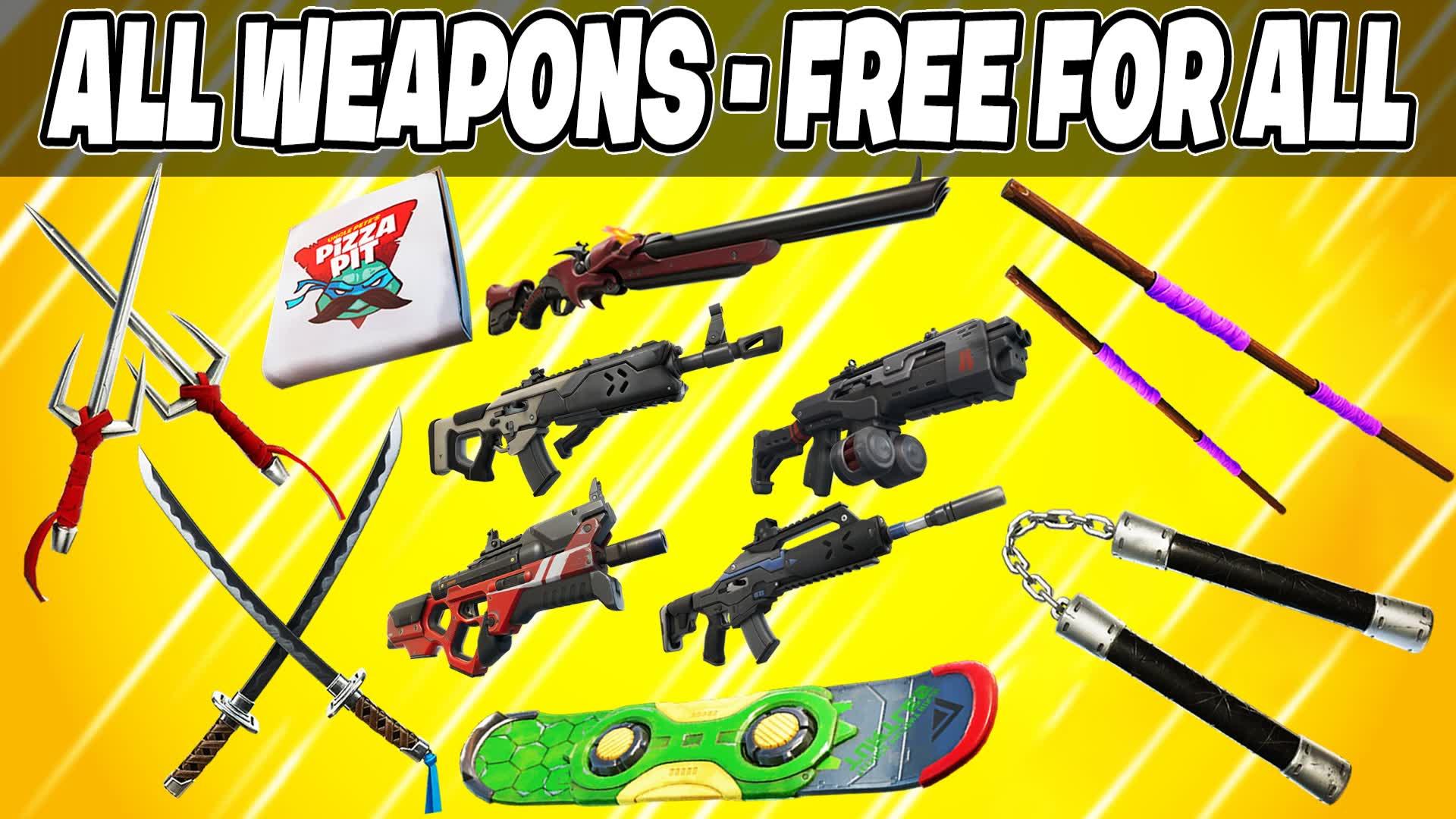 TMNT ALL WEAPONS - FREE FOR ALL