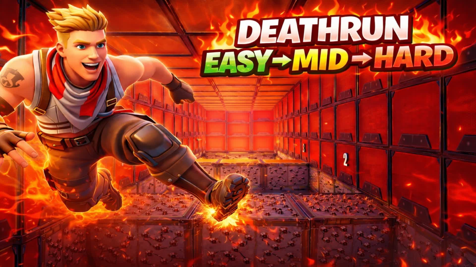 3 STAGES Deathrun (Easy → Medium → Hard)