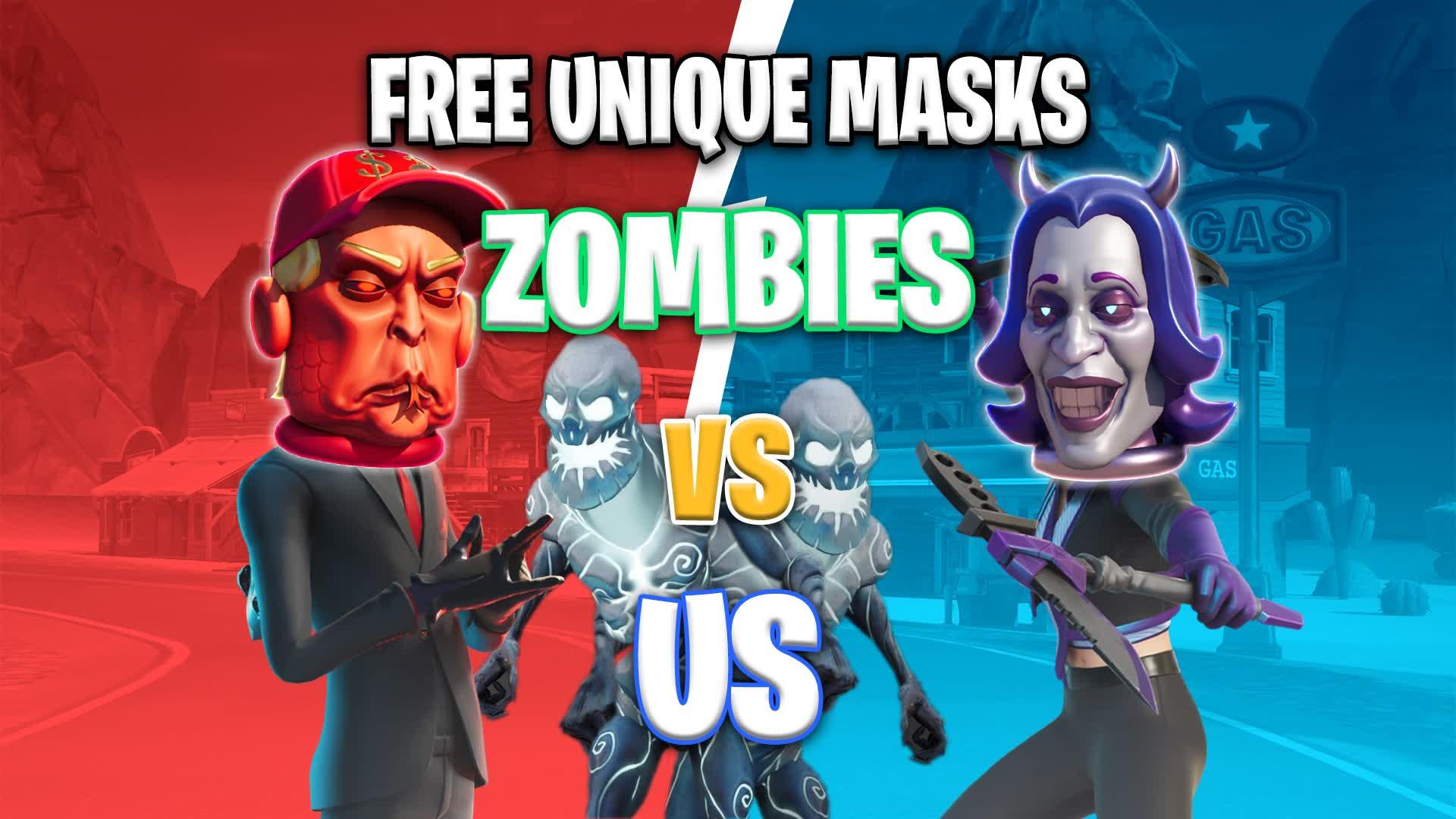 🧟 ZOMBIES vs US 🔴🔵 DOMINATION