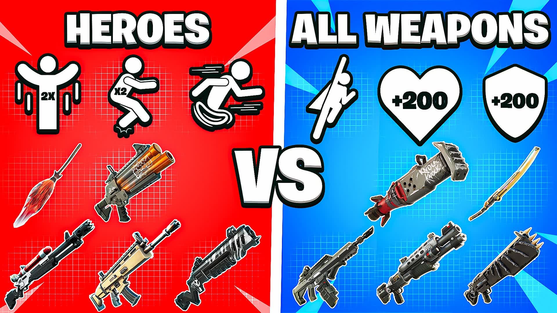 💥RED VS BLUE | HEROES💥
