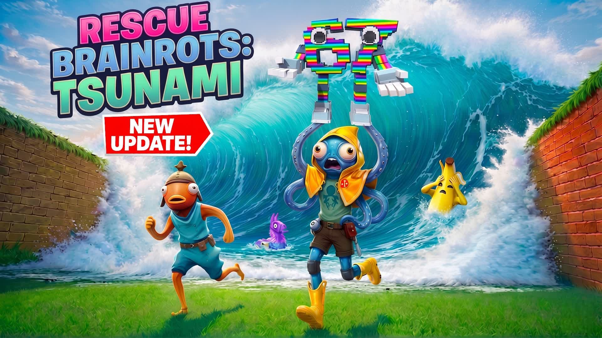 Rescue Brainrots: Tsunami
