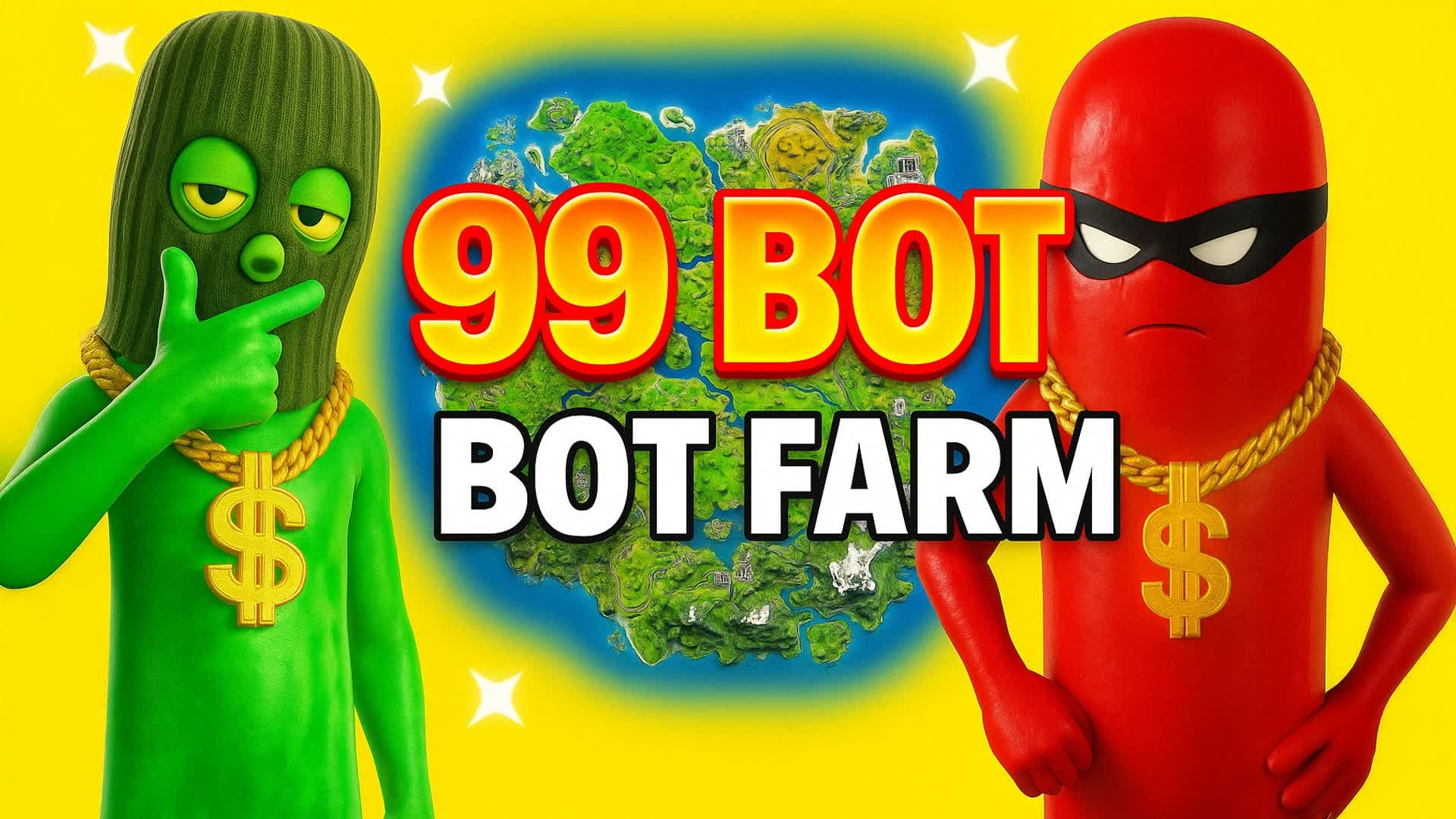 99 BOT ROYALE 🌟 (ALL GUNS) CARS FFA
