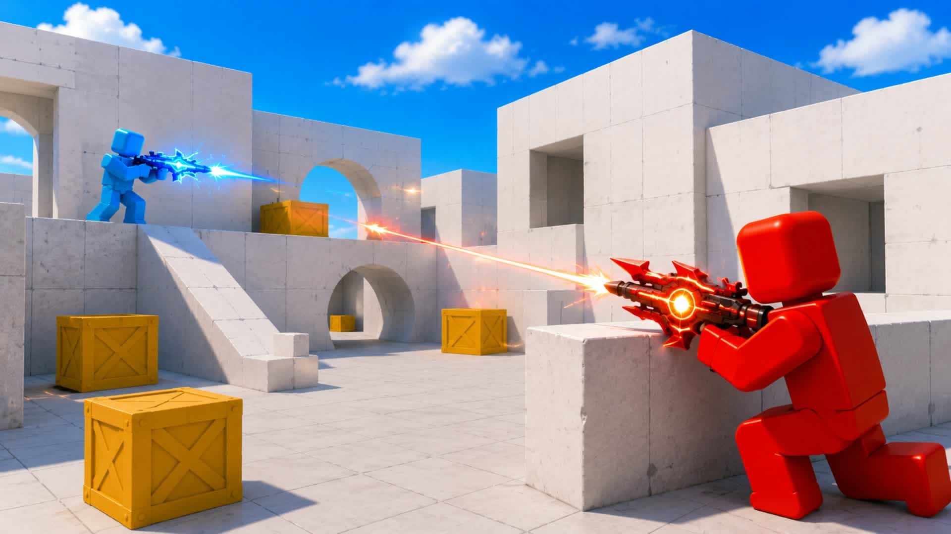 RED VS BLUE CARTO ONS