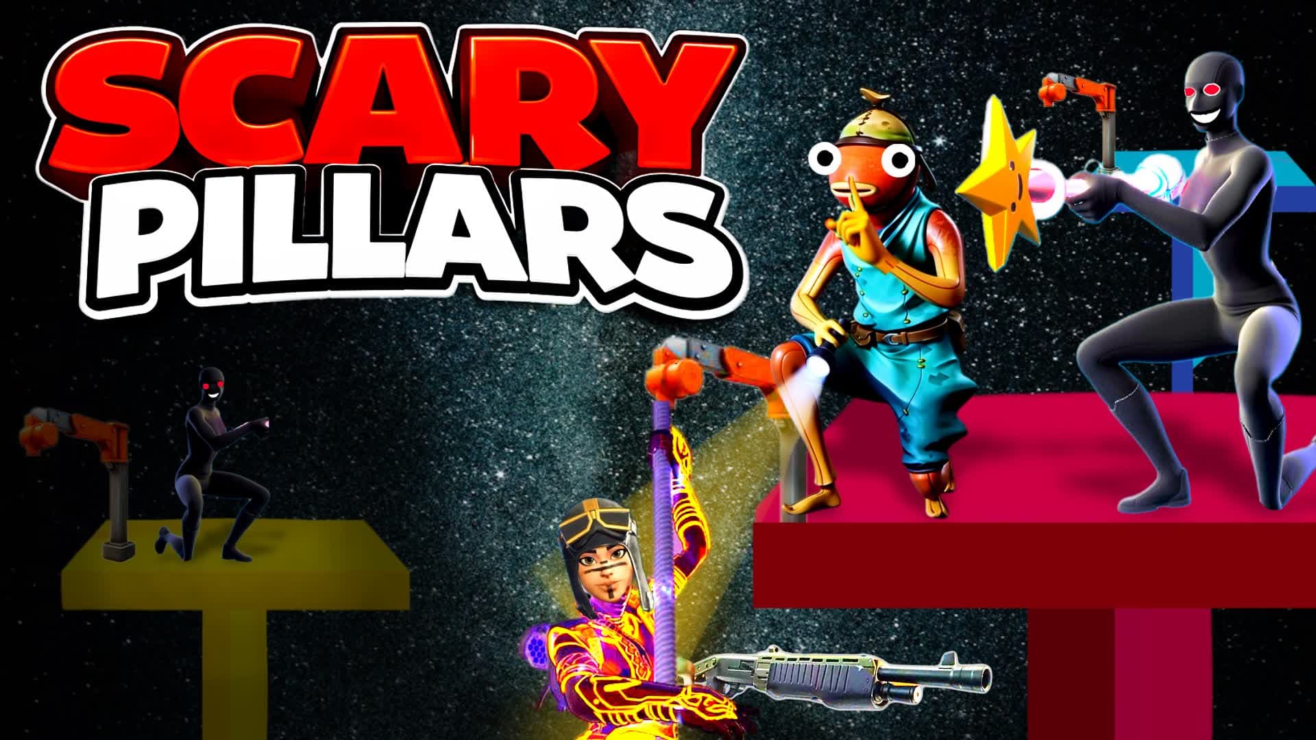 Scary Pillars - Dark Horror Pillers