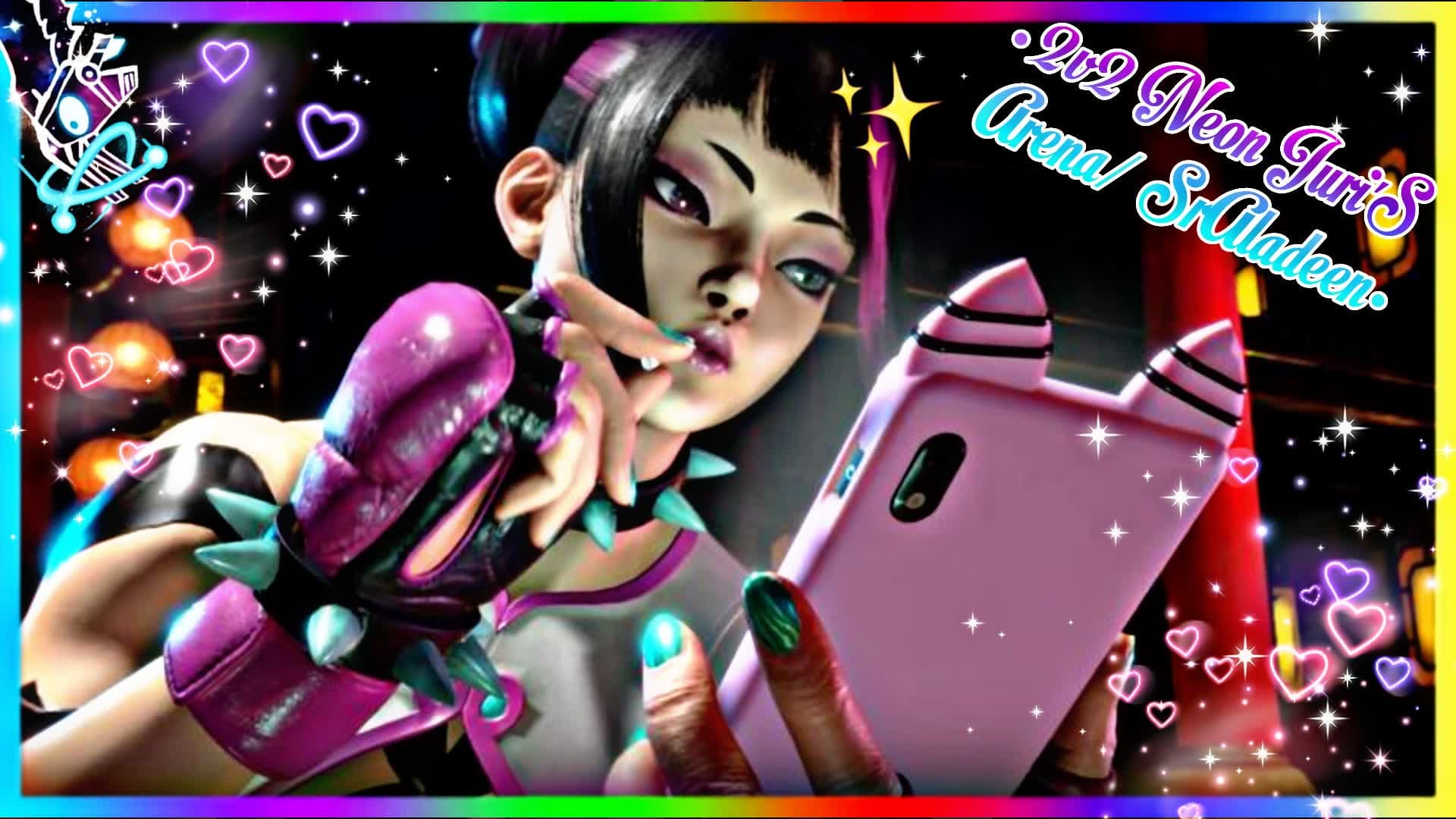 🔥"2v2-Neon Arena/Juri'S -SrAladeen"💜