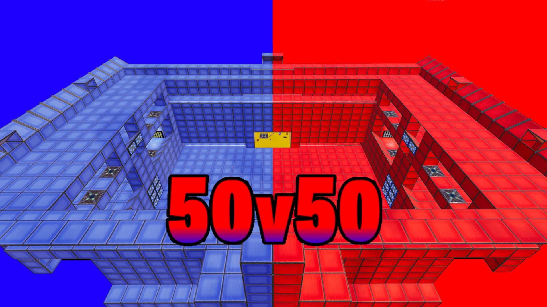 MEGAAA 50v50 RED VS BLUE 🔴🔵