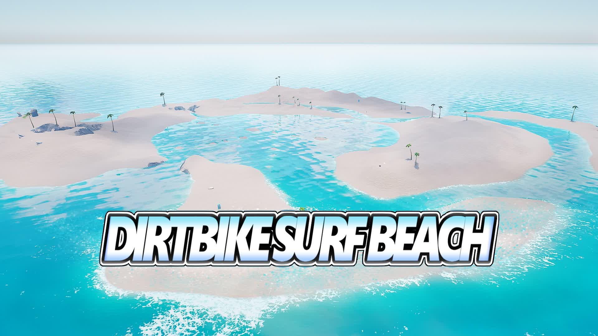 Dirtbike Drift Surf Board Beach Island