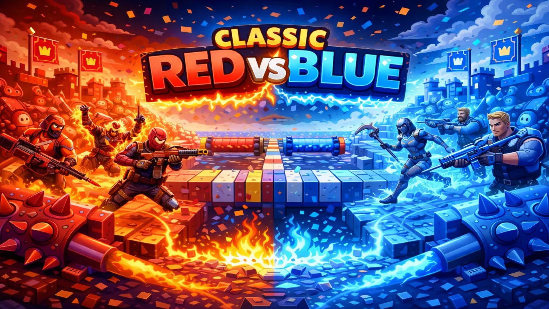 Classic Red vs Blue hard