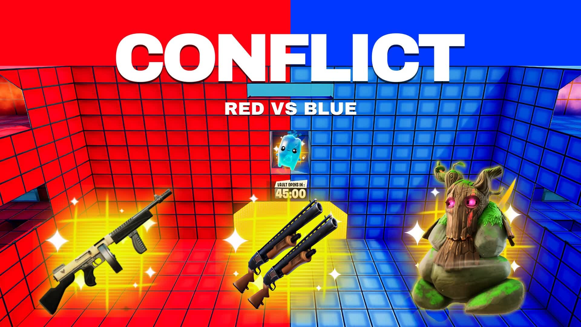 CONFLICT RED VS BLUE - FREE FOR ALL