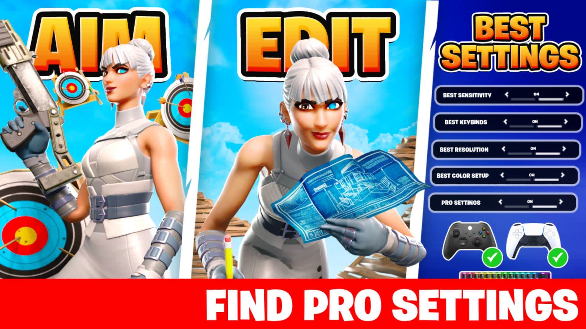 Practice Settings🎯Aim Edit Piece Warmup