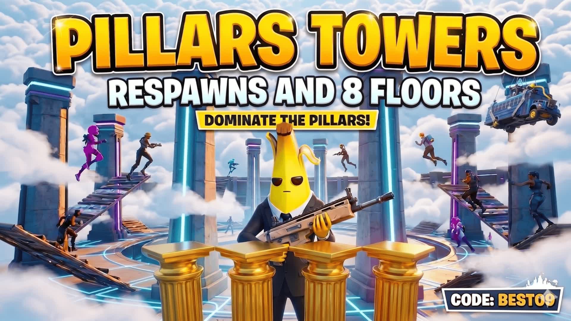 🗼 TOWER PILLARS👑 THE ULTIMATE CLIMB🚨