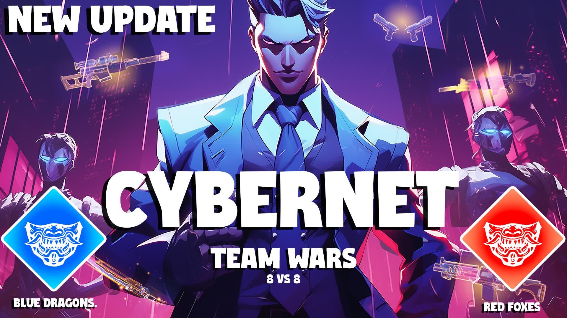 Cybernet Team Wars 🔵vs 🔴