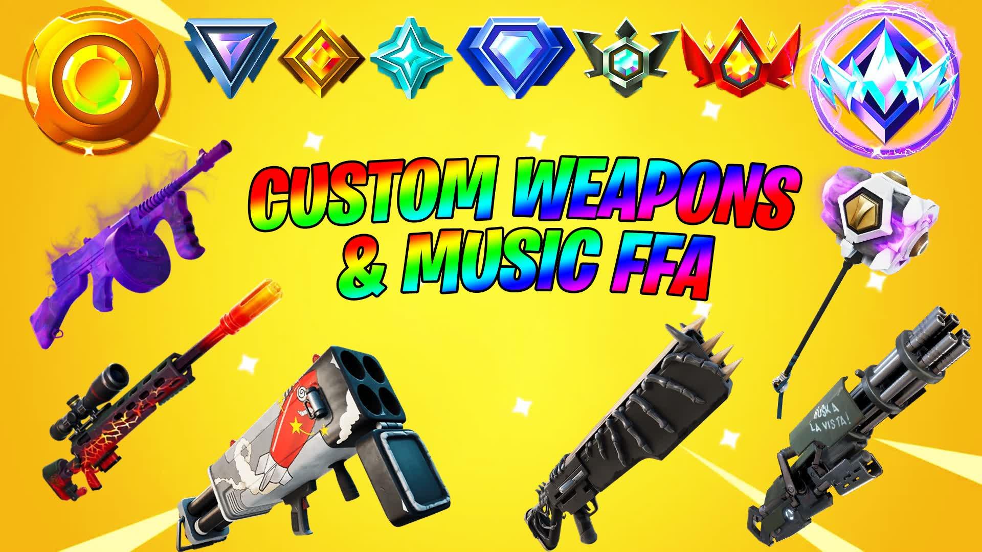 💥ALL CUSTOM WEAPONS & MUSIC - FFA 🎵