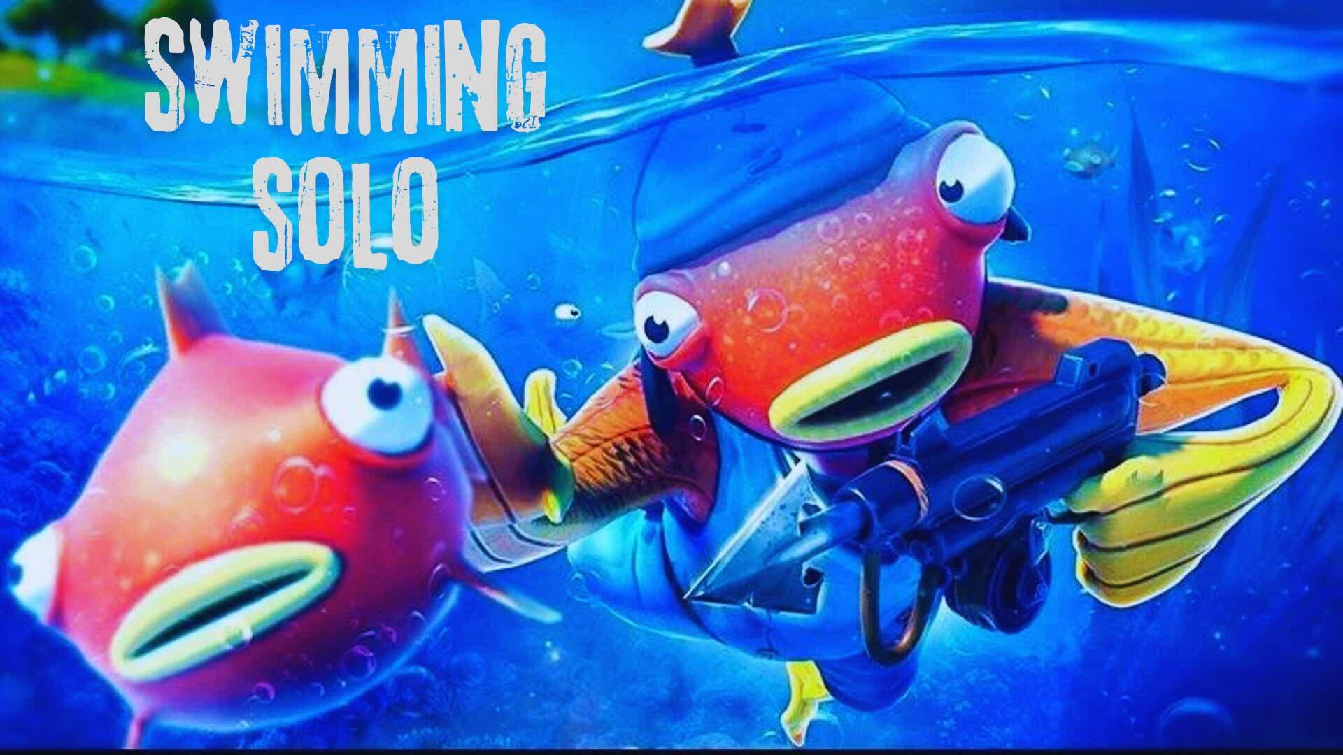 swimming solo