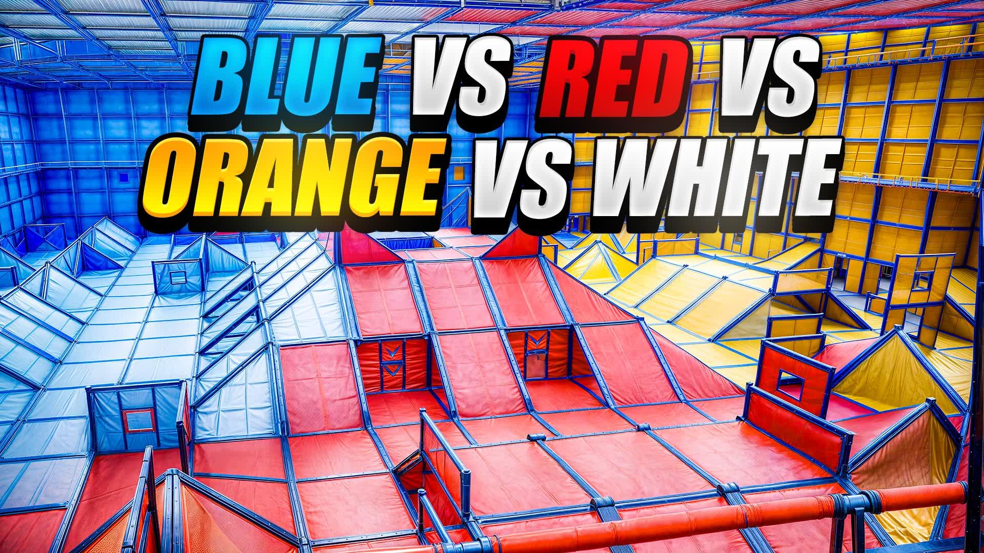 Blue vs Red vs Orange vs White