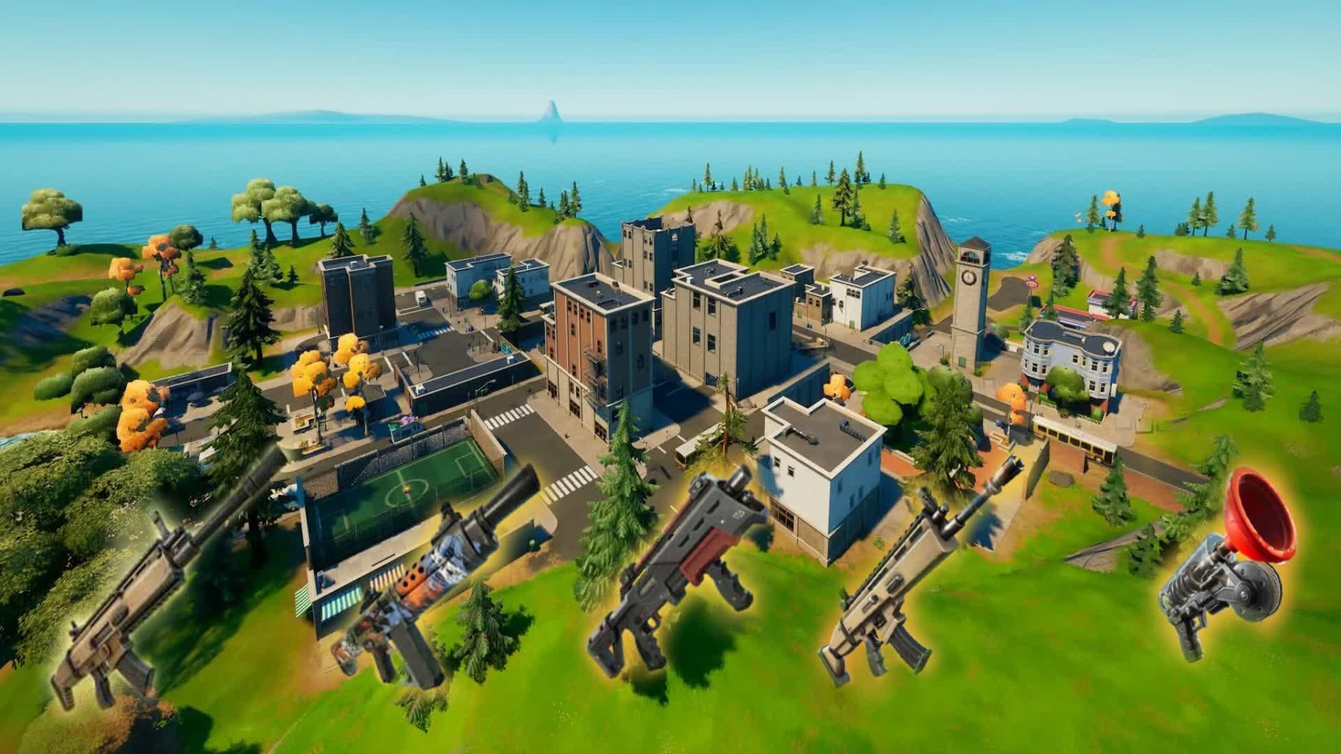 Forever Tilted Towers (NEW WEAPONS)