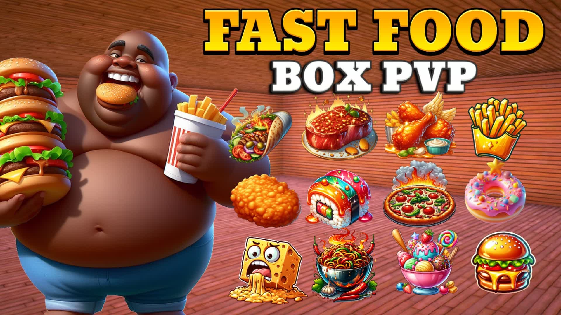 🍕FAST FOOD BOX PVP📦