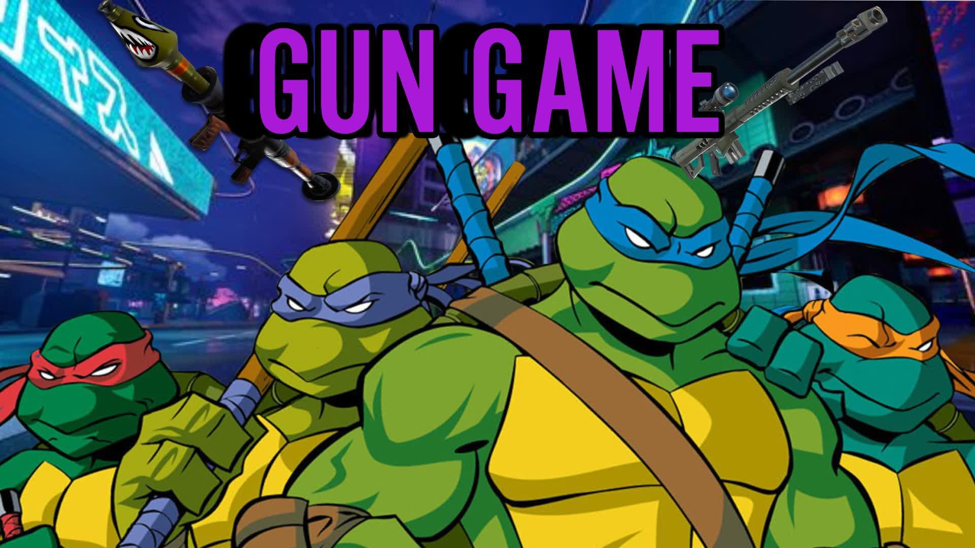 Gun Game Turtles Ninja 🐢