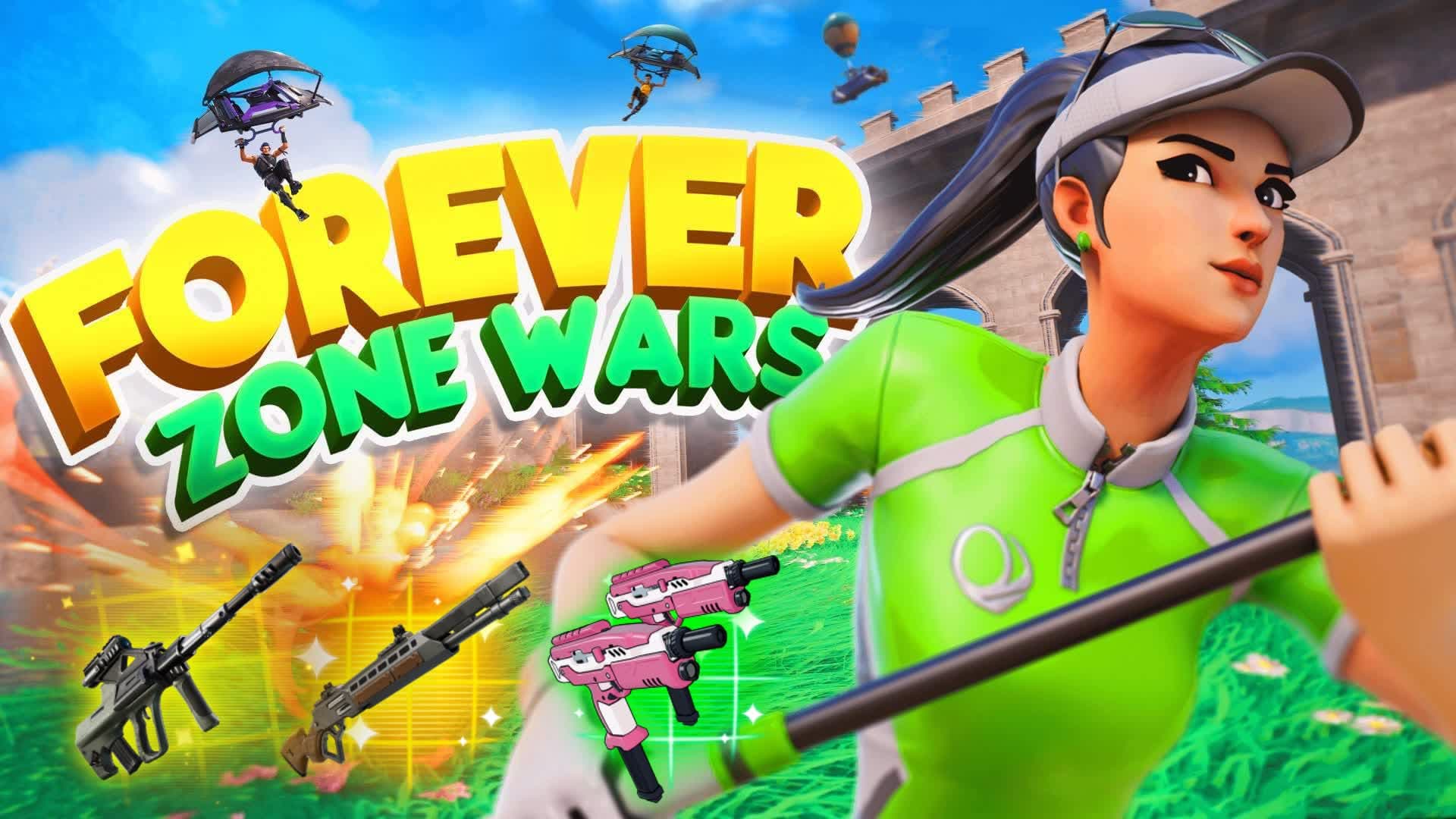 REALISTIC FOREVER ZONEWARS (NEW WEAPONS)