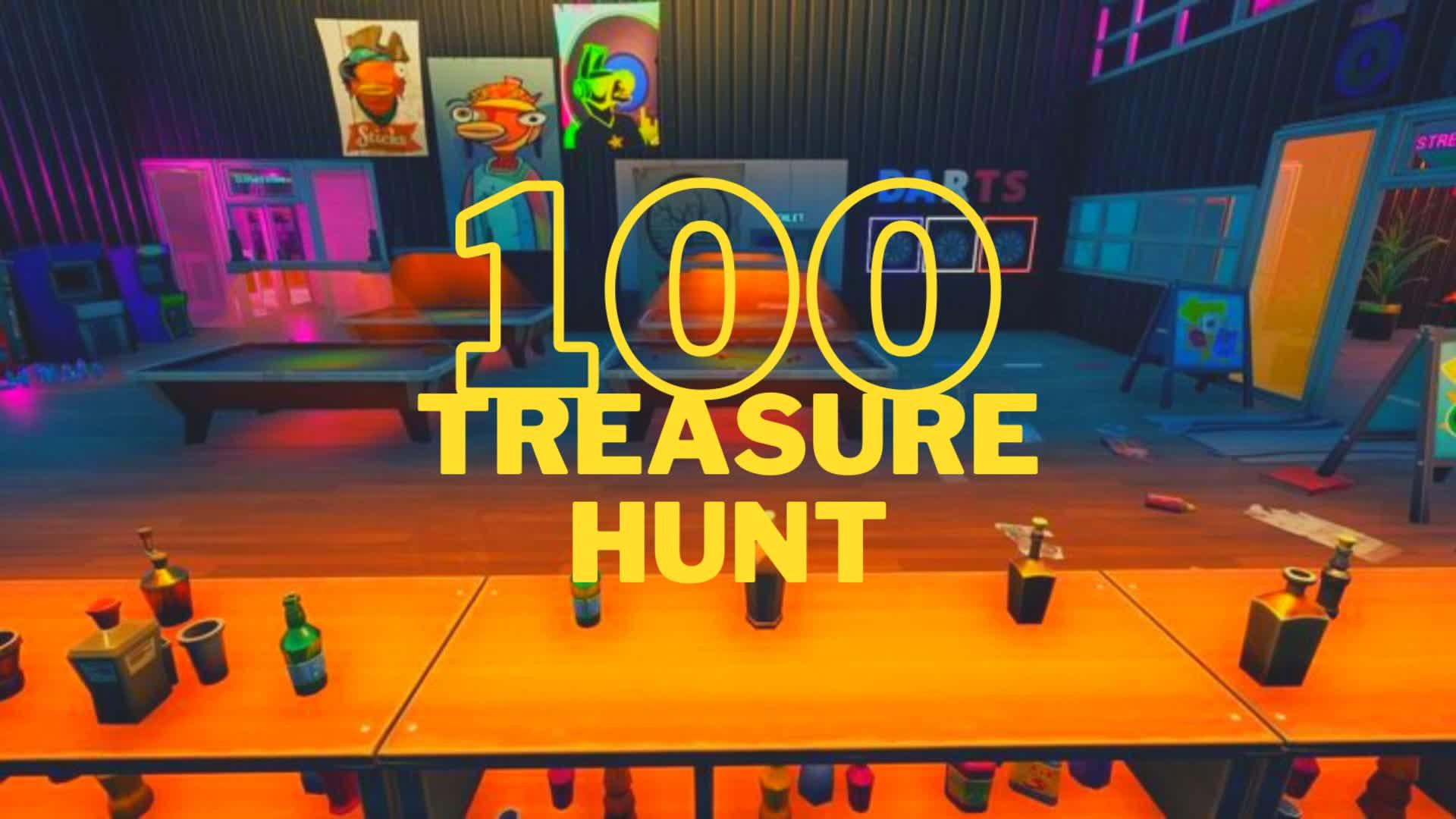 🔎100 TREASURE HUNT🔍