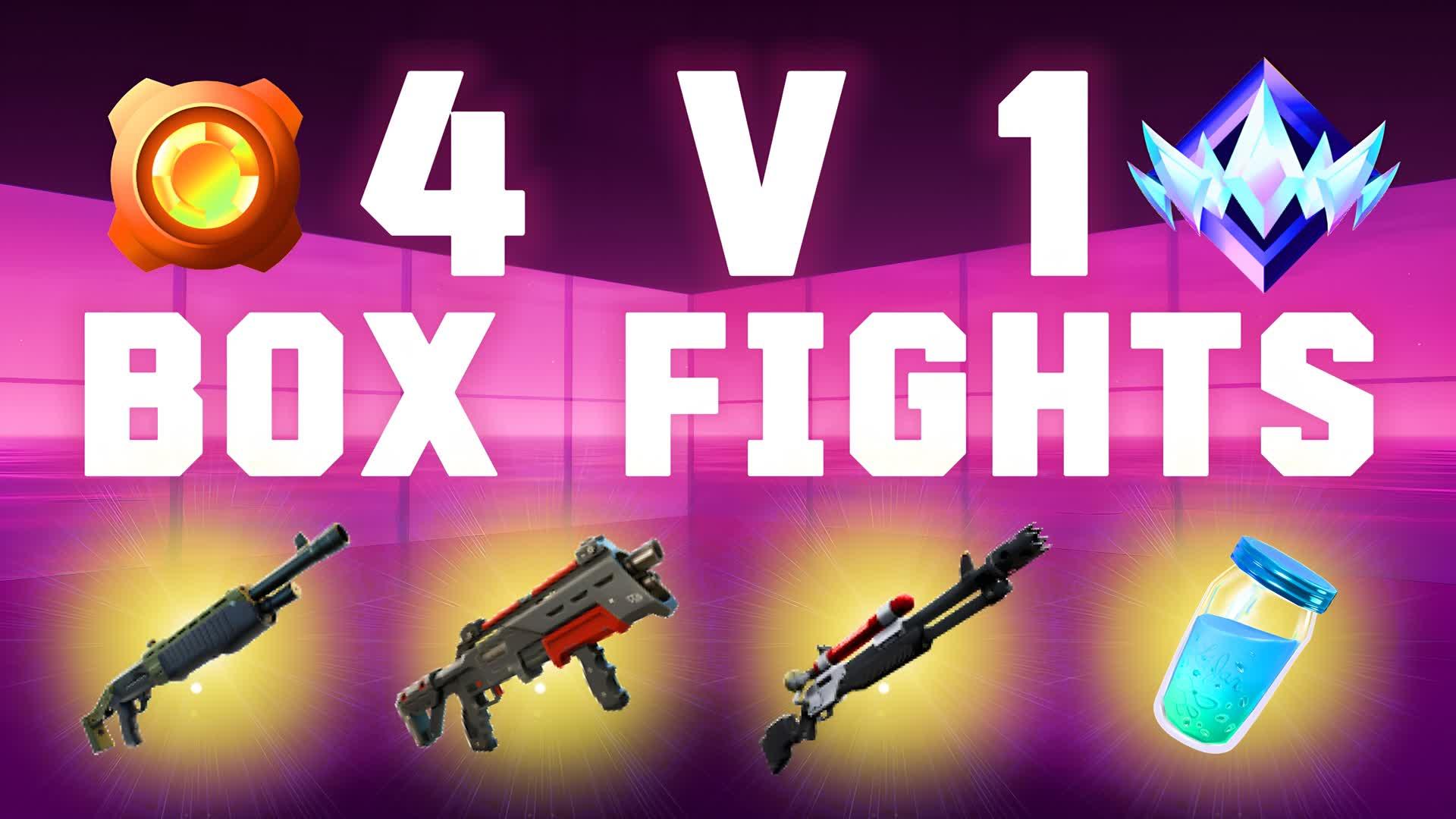 MEGA BOX FIGHT 4V1 💫