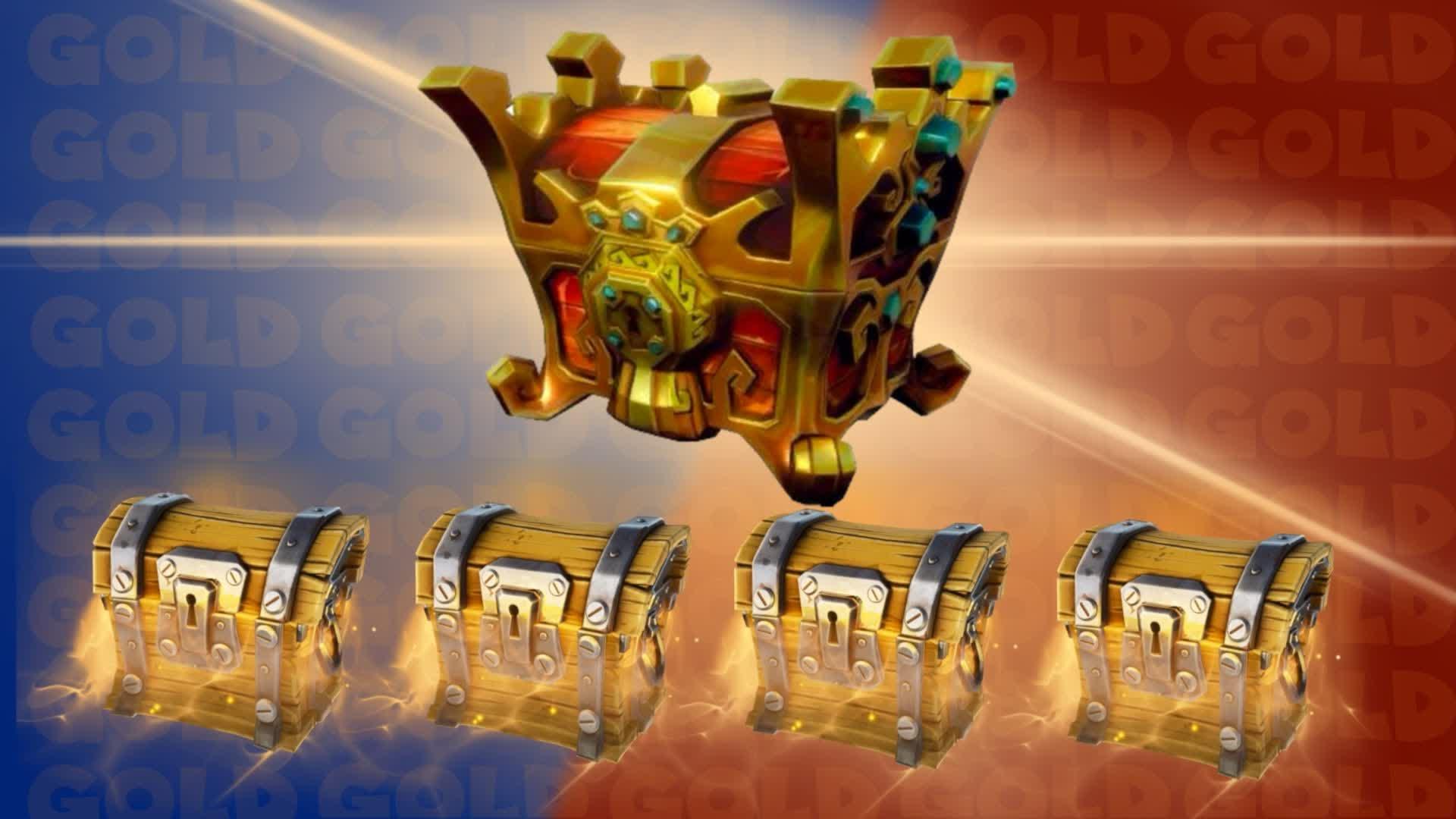 GOLD CHEST SURPRISE RED VS BLUE