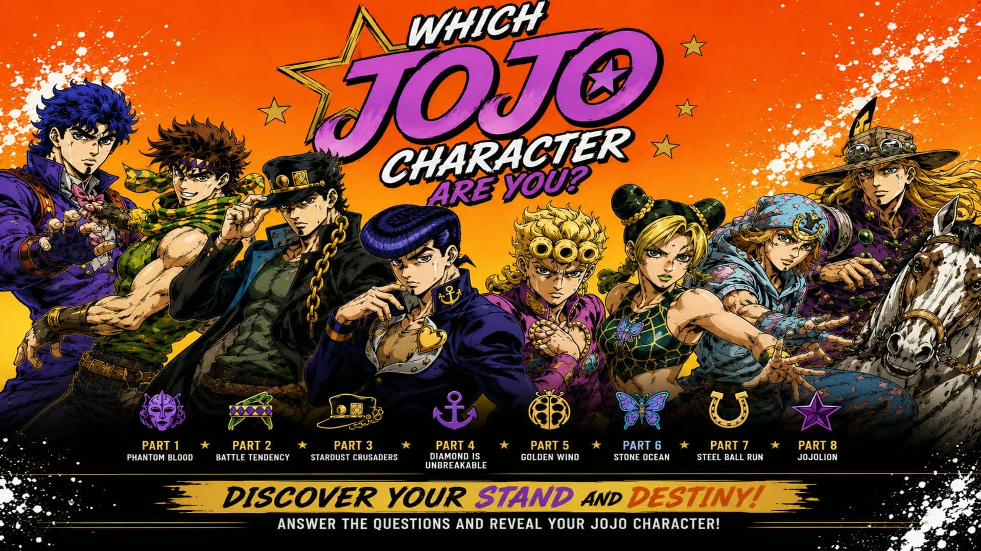 Which JoJo Character Are You?