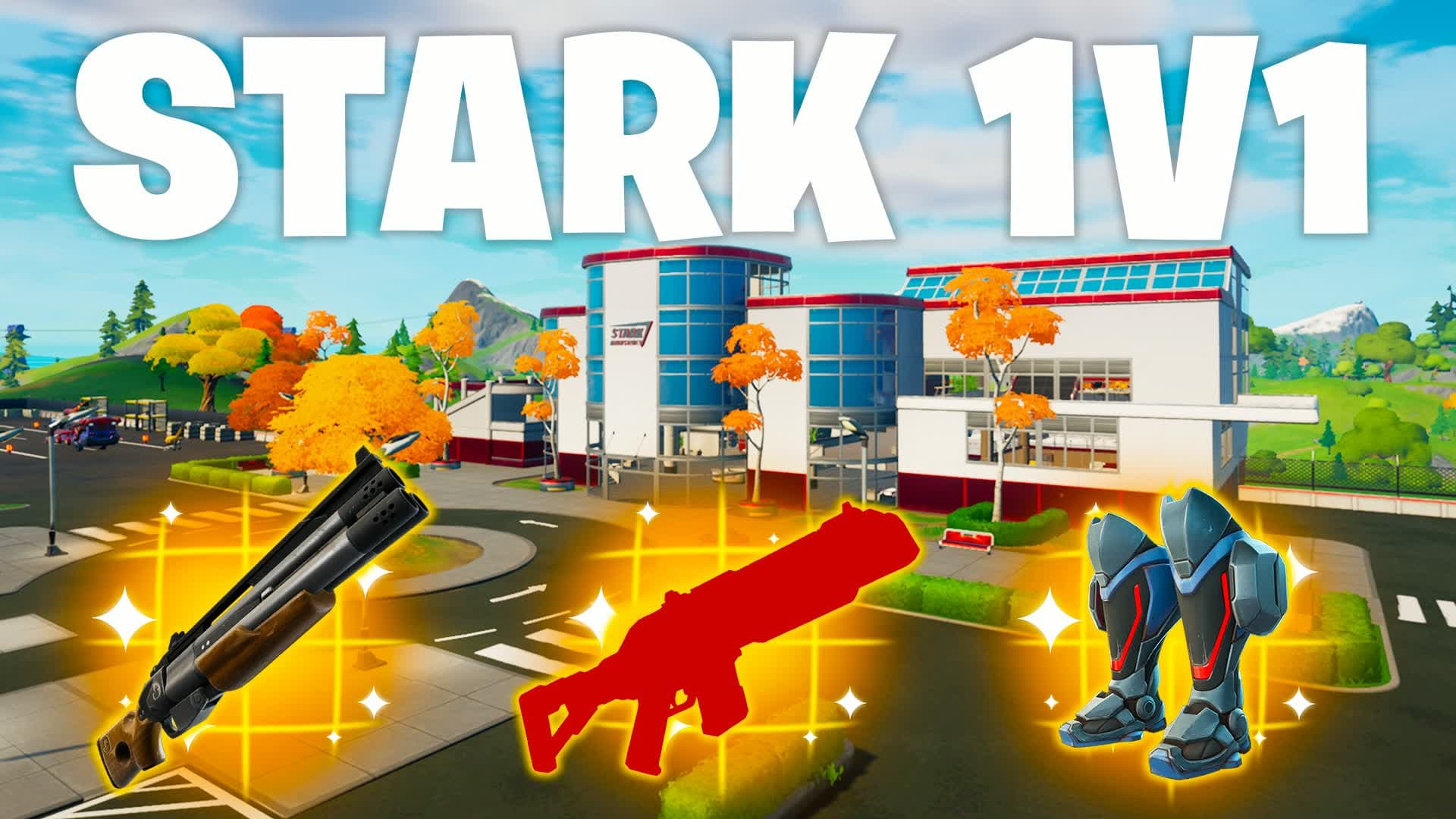 STARK 1V1 ALL GUNS & VEHICLES