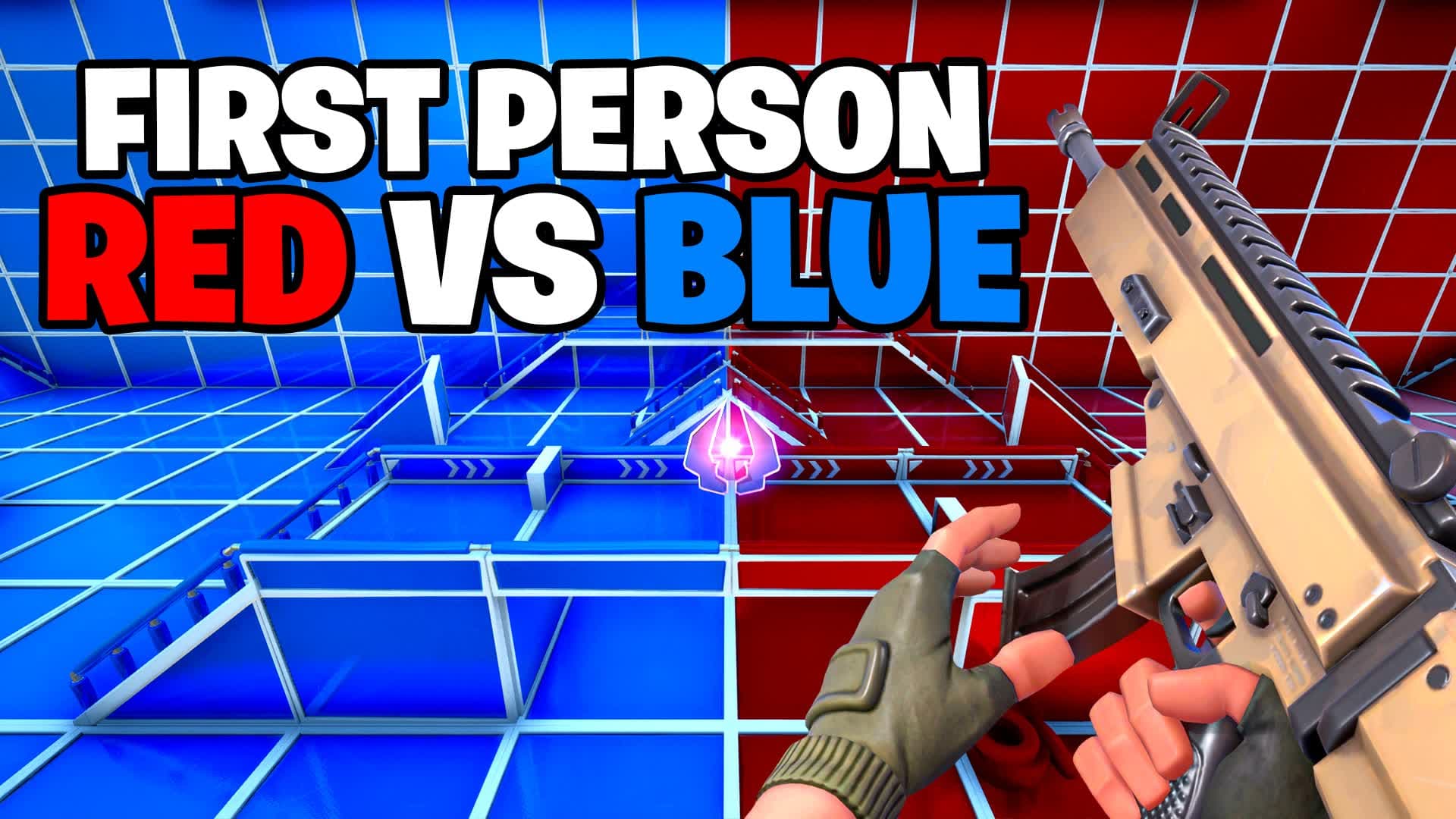 FIRST PERSON 🥶RED VS BLUE🥵