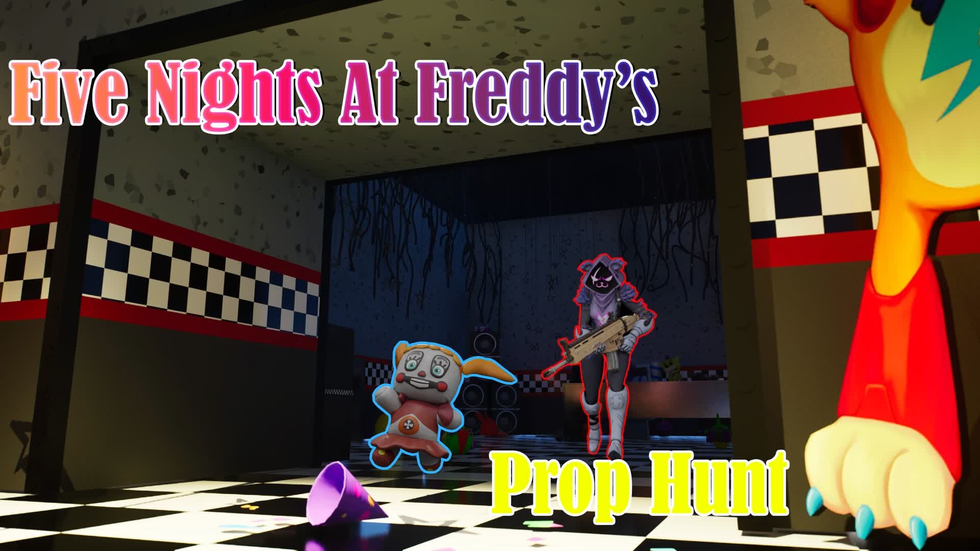 Five Nights At Freddy's 2 Prop hunt