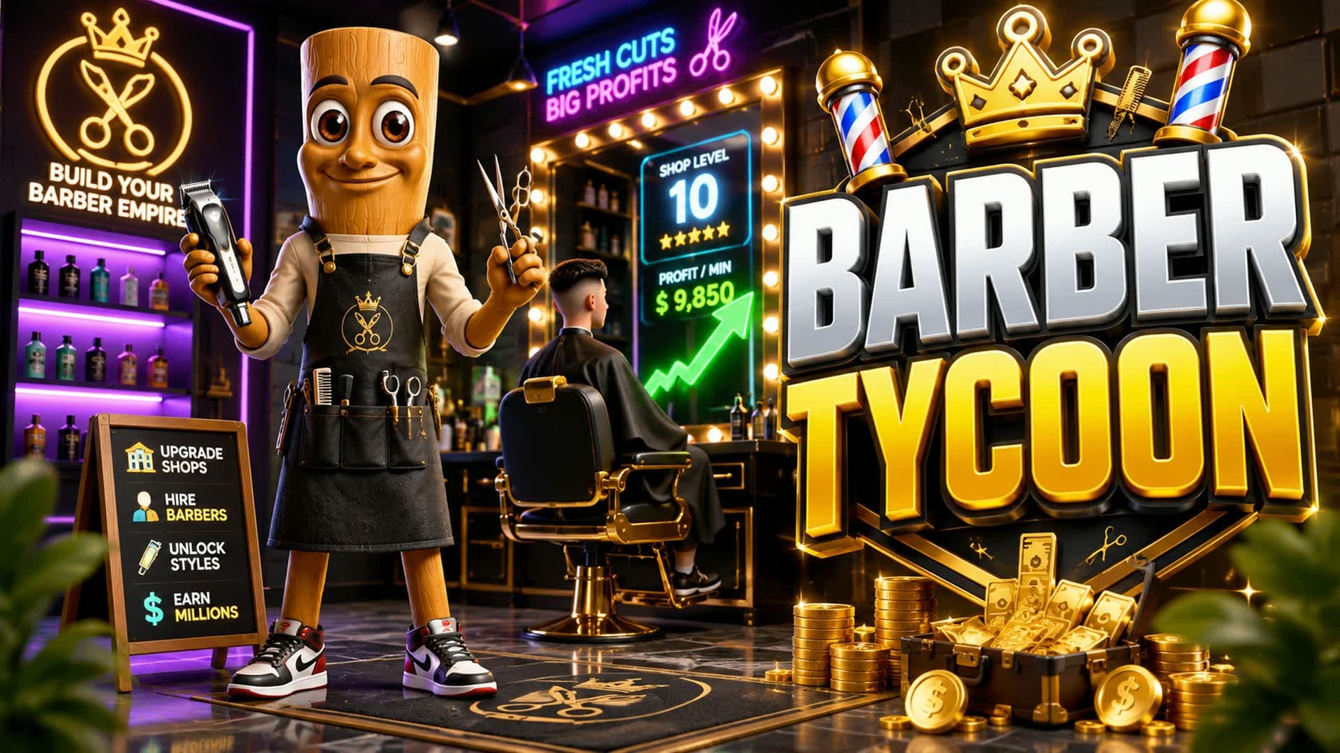 💈BARBER TYCOON | STYLESHOP💈