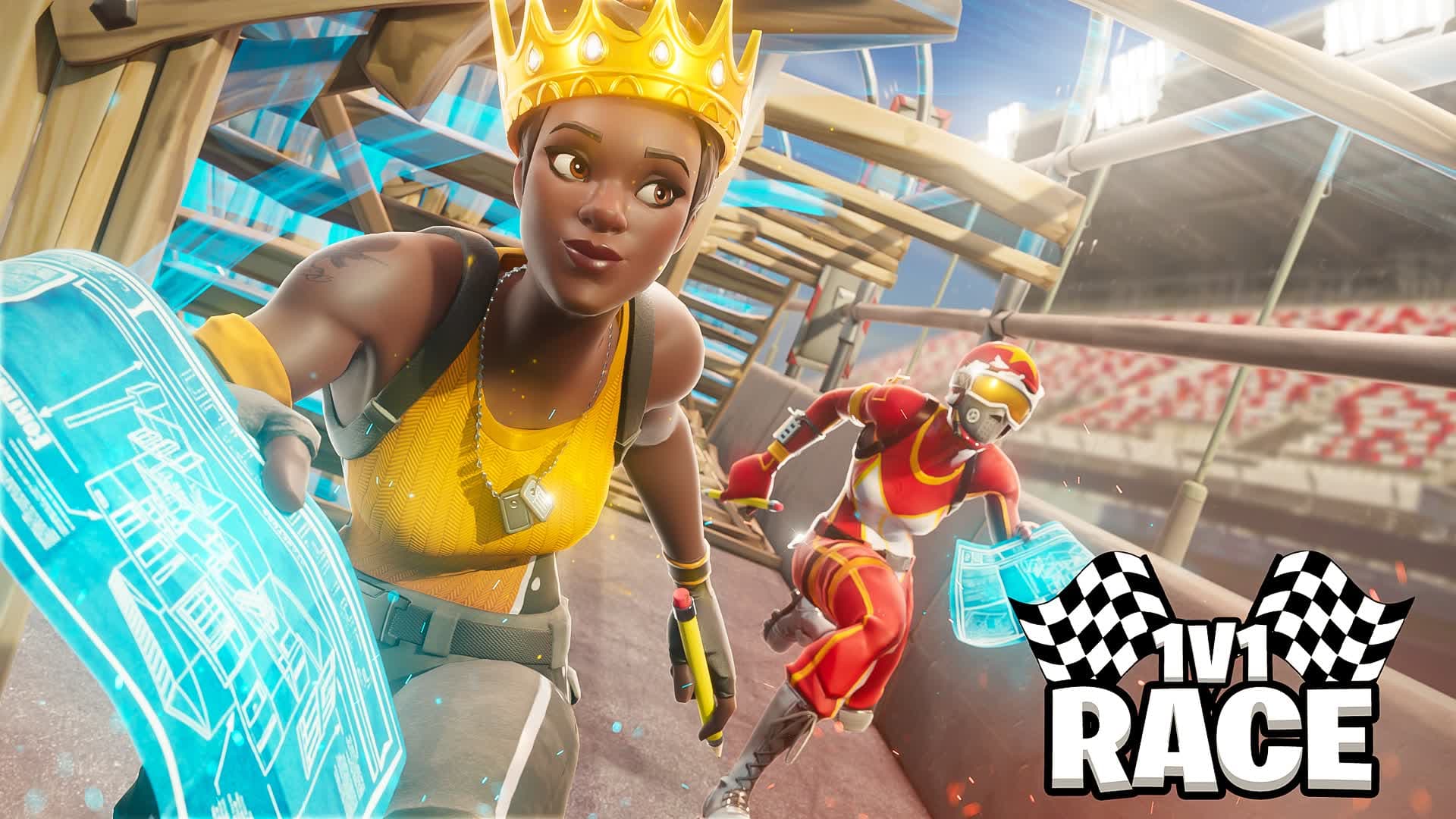 1V1 EDIT RACE